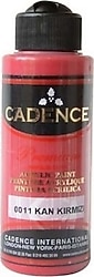 Cadence Premium 120 ml 0011 Kan Kırmızı Akrilik Boya