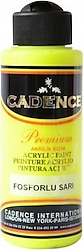 Cadence Premium 120 ml Fosforlu Sarı Akrilik Boya