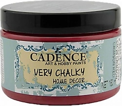 Cadence CH-28 Very Chalky Home Decor 150 ml Crimson Kırmızı Mobilya Boyası