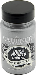 Cadence Dora Hybrid Multisurfaces Metalik 90 ml 7132 Gümüş Akrilik Boya