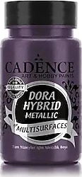 Cadence Dora Hybrid Multisurfaces Metalik 90 ml 7139 Koyu Orkide Akrilik Boya
