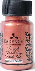 Cadence Dora Metalik 50 ml 129 Oksit Turuncu Boya
