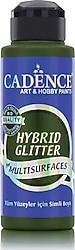 Cadence Hybrid Multisurfaces Simli 120 ml HSG-051 Yaprak Yeşili Akrilik Boya