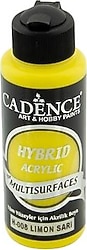 Cadence Hybrid Multisurfaces 120 ml H-008 Limon Sarı Akrilik Boya