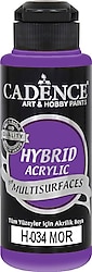 Cadence Hybrid Multisurfaces 120 ml H-034 Mor Akrilik Boya