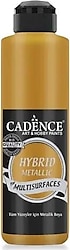 Cadence Hybrid Multisurfaces Metalik 500 ml HM-801 Antik Altın Akrilik Boya