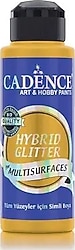 Cadence Hybrid Multisurfaces Simli 120 ml HSA-103 Güneş Sarı Akrilik Boya