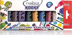 Cadence Kooky 20 ml 8'li Akrilik Boya Seti