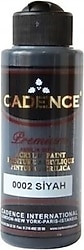 Cadence Premium 120 ml 0002 Siyah Akrilik Boya