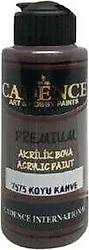 Cadence Premium 120 ml 7575 Koyu Kahve Akrilik Boya
