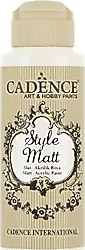 Cadence Style Matt 120 ml S-9002 Sıcak Beyaz Akrilik Boya