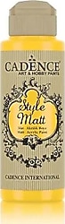 Cadence Style Matt 120 ml S-9011 Sarı Akrilik Boya