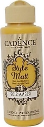 Cadence Style Matt 120 ml S-9012 Amber Akrilik Boya