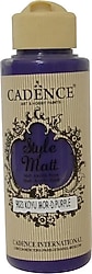 Cadence Style Matt 120 ml S-9021 Koyu Mor Akrilik Boya