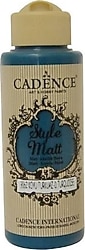 Cadence Style Matt 120 ml S-9062 Koyu Turkuaz Akrilik Boya
