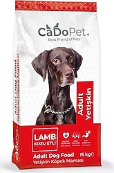 CadoPet Kuzu Etli 15 kg Yetişkin Köpek Maması