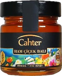 Cahter Organik Süzme Ham Çiçek Balı 300 gr