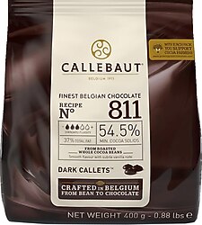 thumbnail image 2 of Callebaut Chocolate Bundle – 4 Varieties (70%, 811, 36%, 28%) 2.5kg Each, 10kg Total Belgian Chocolate 2 of 5