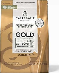 Callebaut Gold Karamel 2.5 kg Drop Çikolata