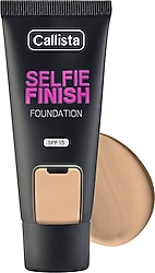 Callista Selfie Finish 15 Faktör 132 Light Beige Fondöten