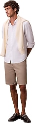 Calvin Klein Cotton Stretch LV04LB600G Erkek Chino Şort