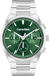 Calvin Klein Distinguish CK25200441 Gümüş-Yeşil Erkek Kol Saati
