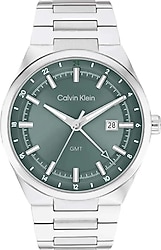 Calvin Klein Distinguish CK25200492 Gümüş-Yeşil Erkek Kol Saati