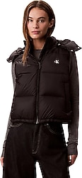 Calvin Klein Essential Midweight LV047D500G Kapüşonlu Kadın Şişme Yelek