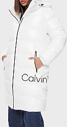 Calvin Klein J20J221902 Kapüşonlu Kadın Şişme Mont