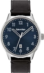 Calvin Klein Minimalistic Pilot CK25200517 Deri Kordon Siyah-Mavi Erkek Kol Saati