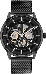 Calvin Klein Modern Skeleton CK25200214 Hasır Kordon Siyah Erkek Kol Saati