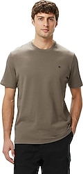 Calvin Klein Smooth Cotton Solid LV040HM265 Kısa Kollu Bisiklet Yaka Erkek Tişört