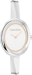 Calvin Klein Twisted Bezel CK25100055 Gümüş Kadın Kol Saati