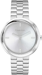 Calvin Klein Twisted Bezel CK25100093 Gümüş Kadın Kol Saati