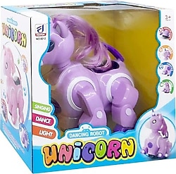 Can-Em Işıklı Müzikli Dans Eden Unicorn Robot 8212