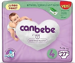 Canbebe 4 Numara Maxi 27'li Bebek Bezi