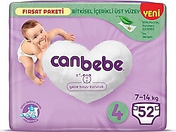 Canbebe 4 Numara Maxi 52'li Bebek Bezi