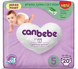 Canbebe 5 Numara Junior 20'li Bebek Bezi
