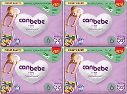 Canbebe 6 Numara Extra Large 32'li 4 Adet Bebek Bezi