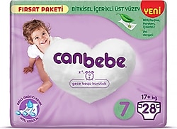 Canbebe 7 Numara XX Large 28'li Bebek Bezi