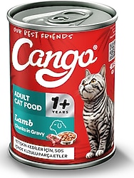 Cango Kuzu Etli 415 gr Yetişkin Konserve Kedi Maması