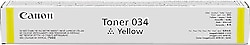 Canon 034 9451B001 Sarı Toner
