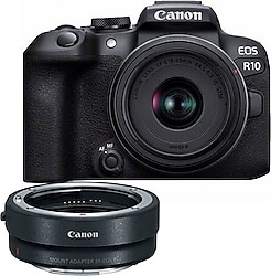 Canon EOS M6 Mark II + 15-45mm Lens Aynasız Fotoğraf Makinesi