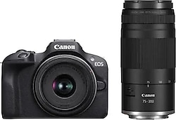Canon EOS R100 + 18-45mm + 55-210mm Lens Aynasız Fotoğraf Makinesi