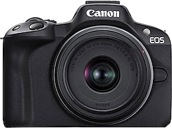 Canon EOS R50 + 18-45mm Lens Siyah Aynasız Fotoğraf Makinesi