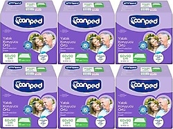 Canped 60x90 cm 30'lu 6 Paket Yatak Koruyucu Örtü