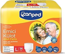 Canped Emici Külot Büyük Boy L 14'lü Hasta Bezi