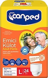 Canped Emici Külot Büyük Boy L 24'lü Hasta Bezi
