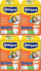 Canped Emici Külot Orta Boy M 24'lü 4 Adet Hasta Bezi