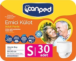 Canped Emici Külot Küçük Boy S 30'lu Hasta Bezi